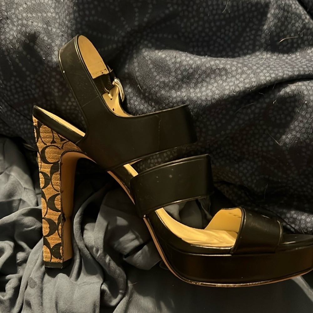 Coach heels…only worn a few times, in great shape